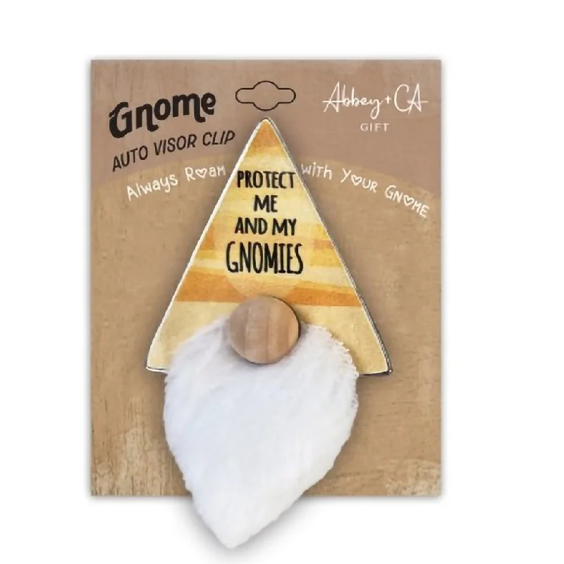 Cathedral Art :  Protect Me and My Gnomies Visor Clip