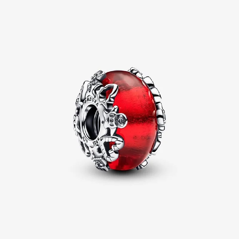 PANDORA : Christmas Magic Murano Glass Charm