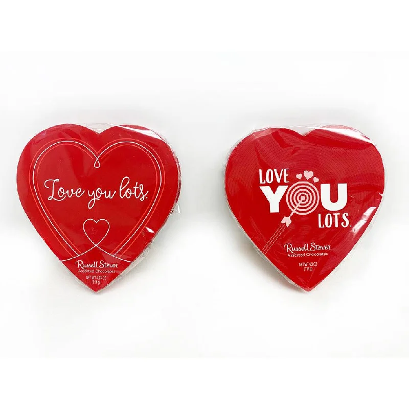 Russell Stover : Valentine's Assorted Chocolates - Love You Lots 4.3 oz - Assorted box style, 1 at random