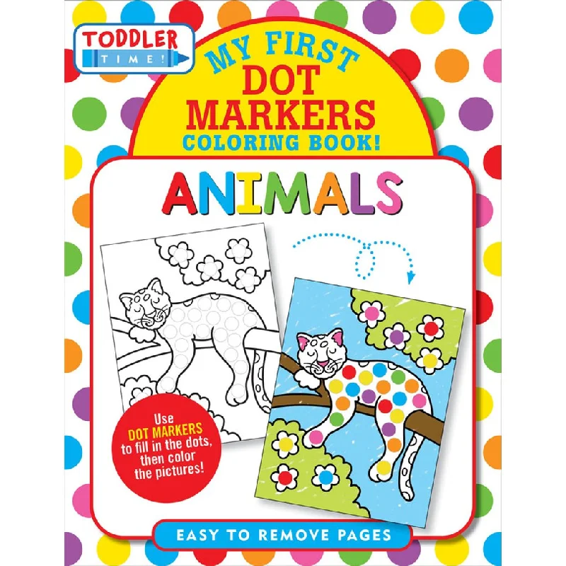 Peter Pauper Press : My First Dot Markers Coloring Book - Animals