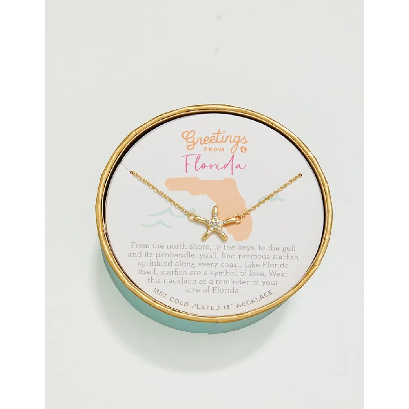 Spartina 449 : Sea La Vie Necklace Florida/Starfish(W)