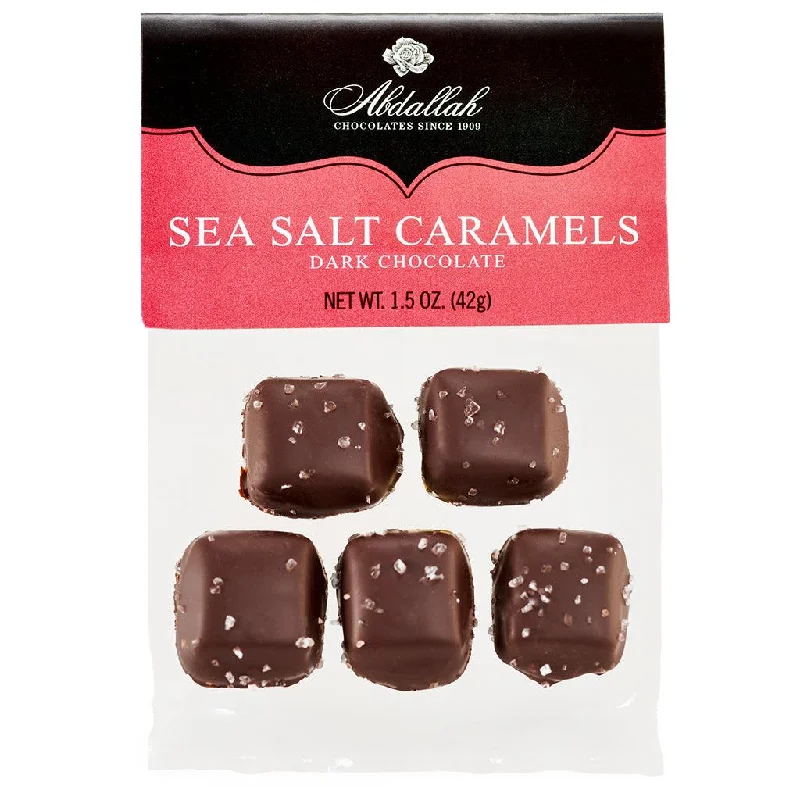 Abdallah Candies : Sea Salt Caramels Dark Chocolate