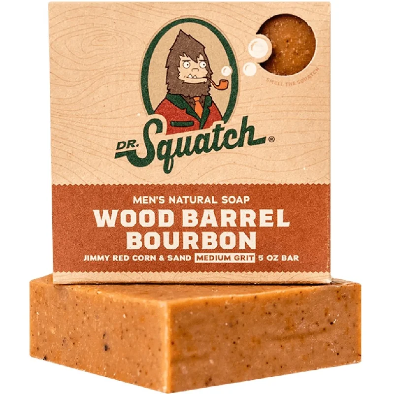 Dr. Squatch : Wood Barrel Bourbon in Bar Soap