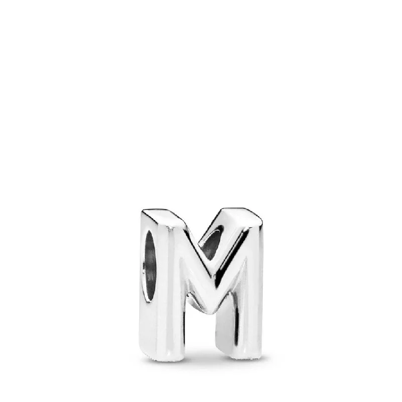 PANDORA : MOMENTS Letter Charm - 'M'