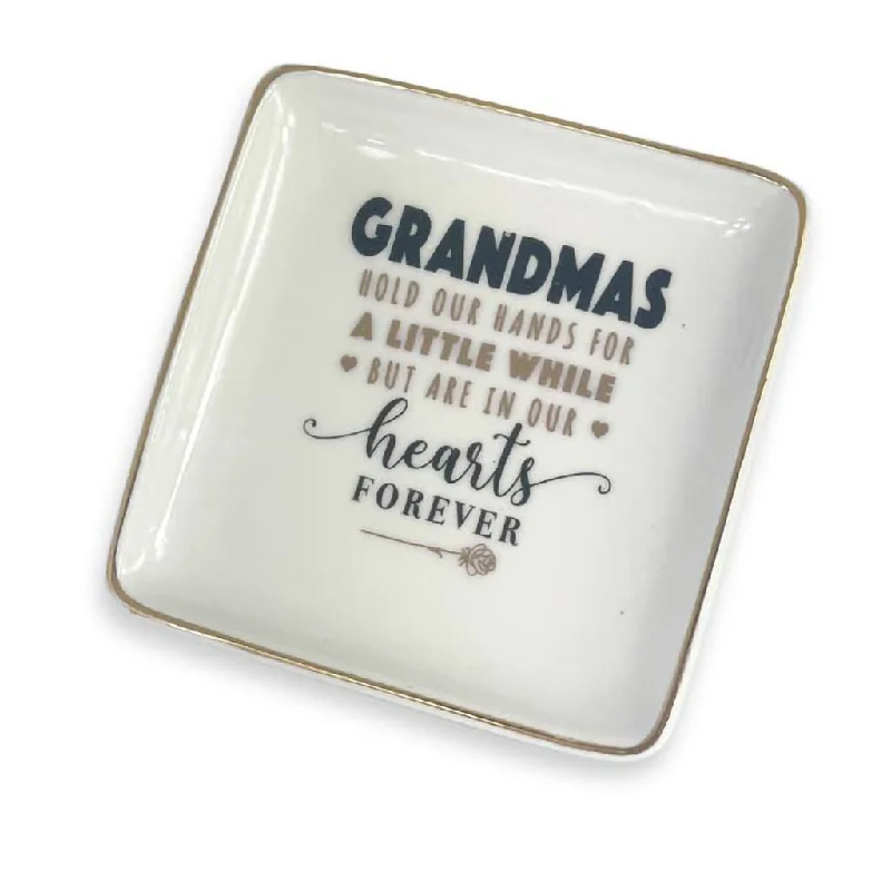 H & H Gifts : Trinket Dish - Grandmas Forever