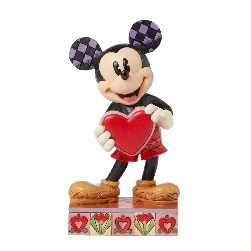 Jim Shore : Mickey Heart Personalizable