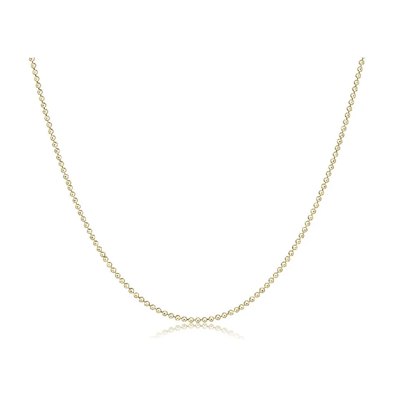 enewton design :  Choker Classic beaded Chain - Gold