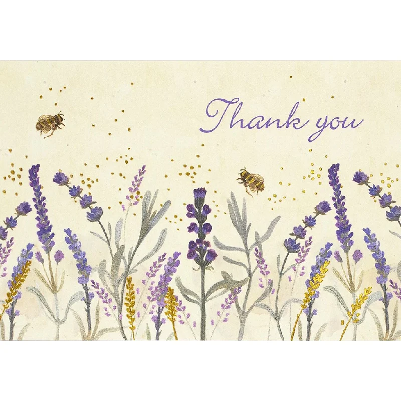 Peter Pauper Press : Thank You Notes - Lavender & Honey