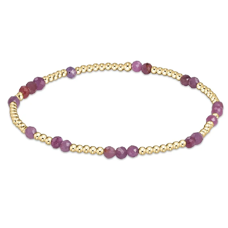 enewton design  : Hope Unwritten Gemstone Bracelet - Ruby