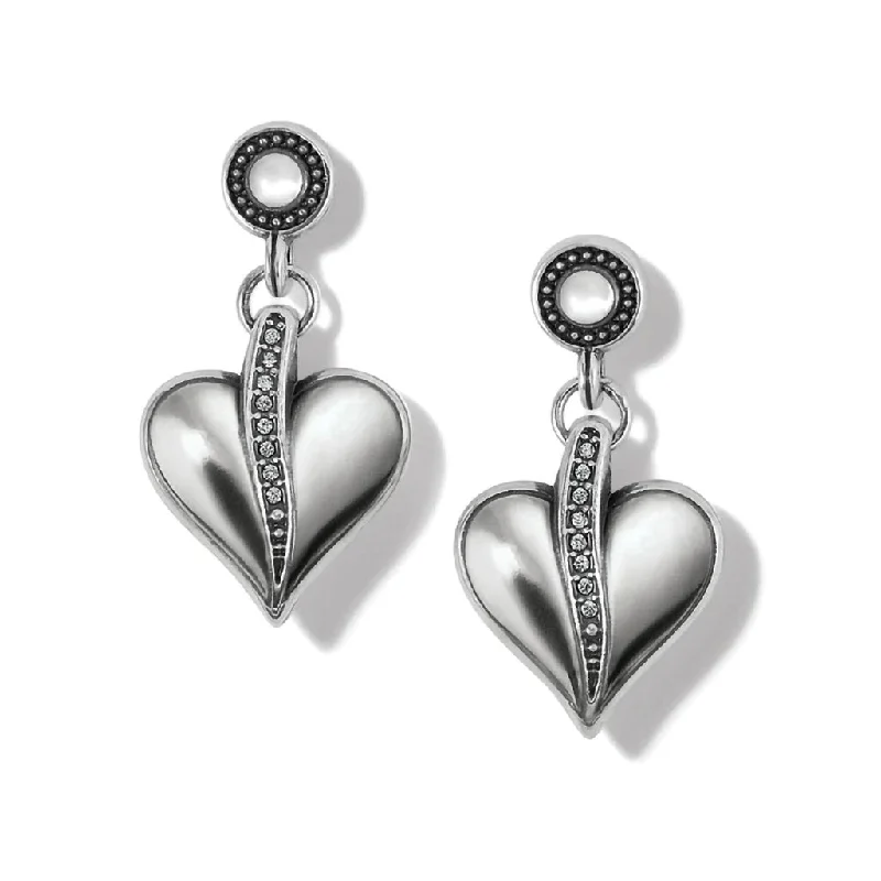 Brighton : Precious Heart Post Drop Earrings