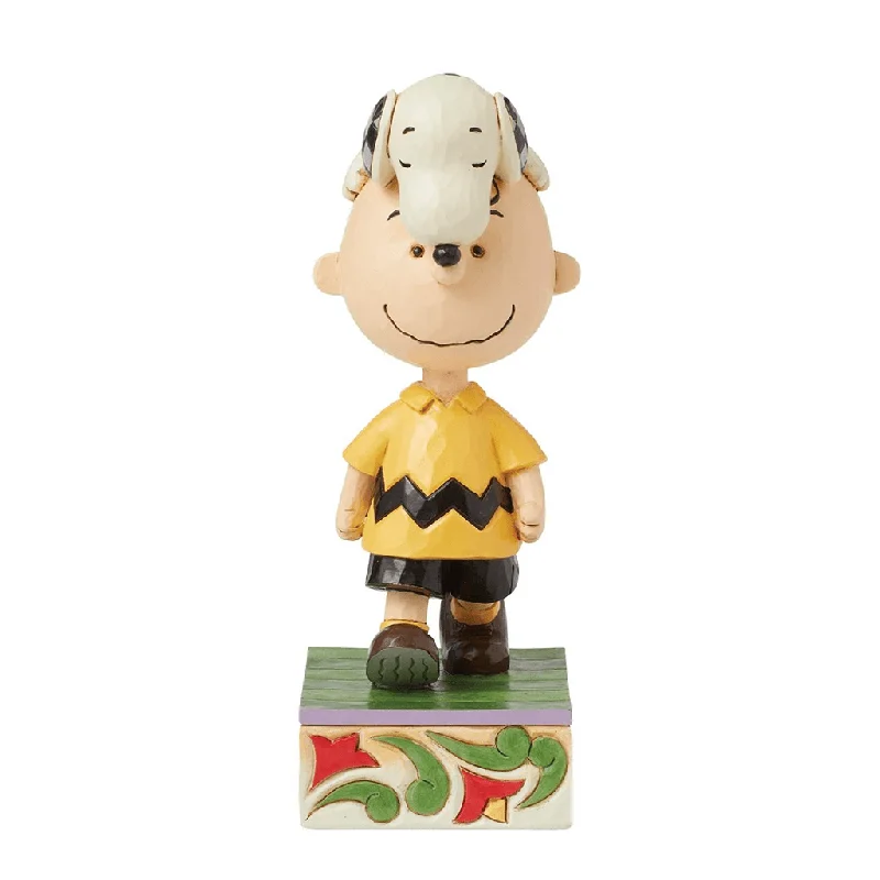 Jim Shore : Snoopy on Charlie Brown's Head