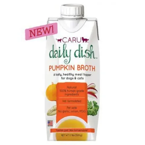 Caru Pet Food Daily Dish Pumpkin Broth for Dogs and Cats