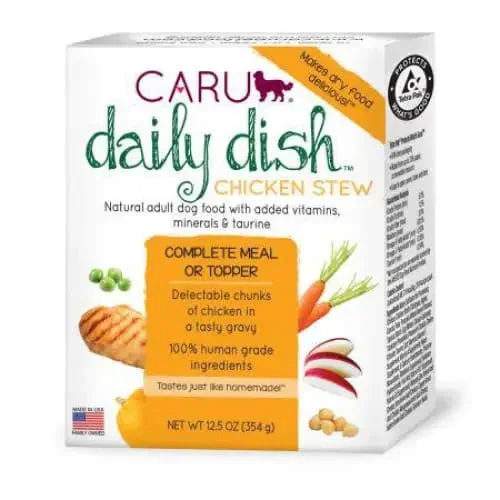 Caru Pet Food Daily Dish Real Chicken Stew for Dogs