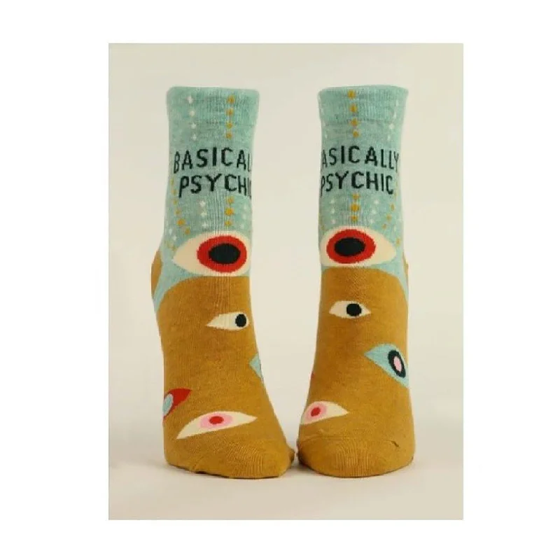 Blue Q : Women's Ankle Socks - "Basically Psychic"