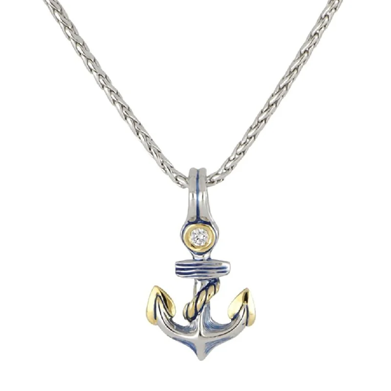 John Medeiros : Ocean Images Seaside Collection Little Inspirations Anchor Slider Charm