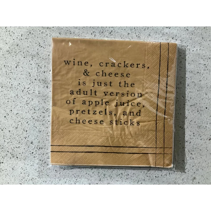 Mud Pie : Wine - Cocktail Napkins 12ct