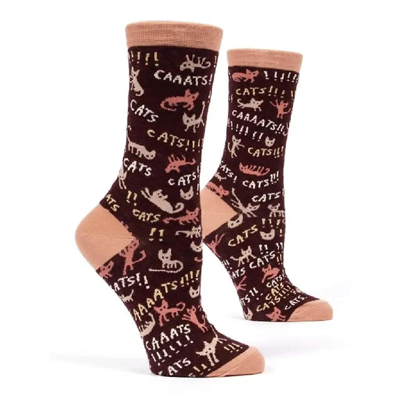 Blue Q : Women's Crew Socks - "Cats!"