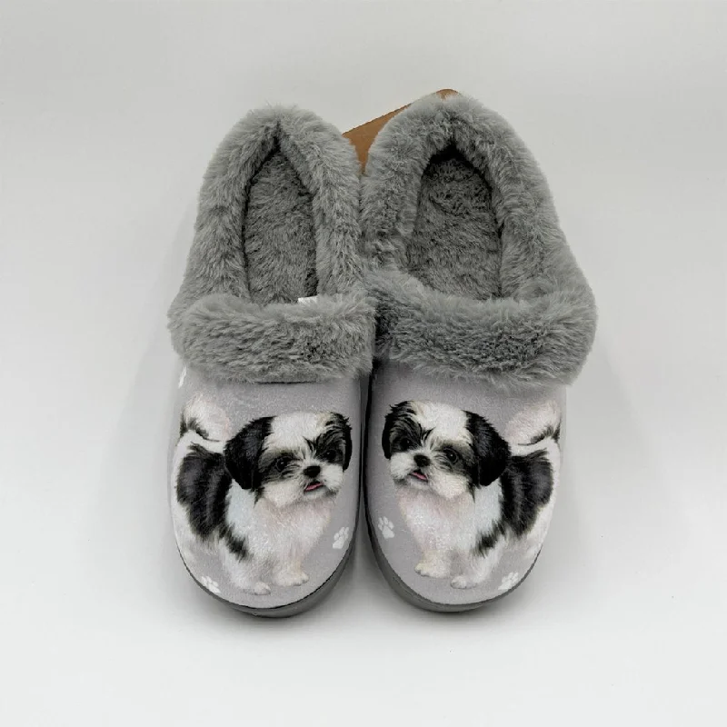 Snuggs : Shih Tzu Black - Slippers