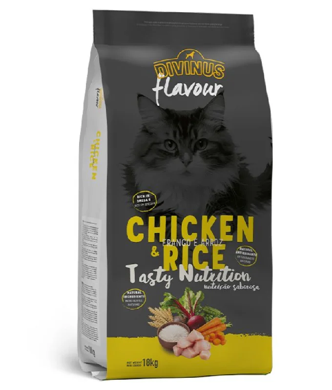 Divinus - Cat chicken & Rice Complete & Balanced Nutrition 18kg