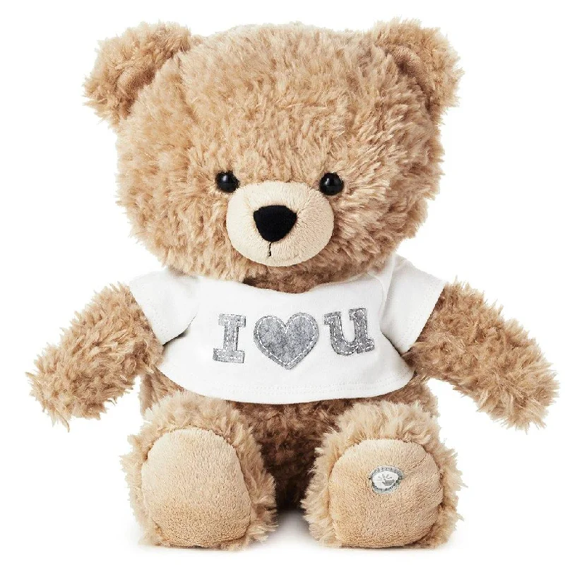 Hallmark : I Love You Bear Singing Stuffed Animal With Motion, 11"