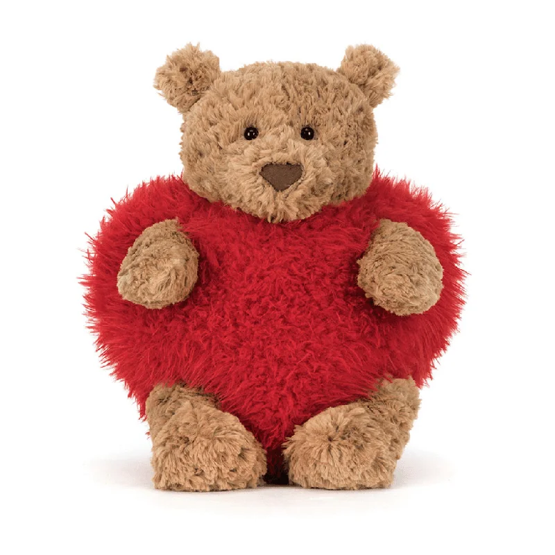 Jellycat : Bartholomew Bear 'Heartthrob'