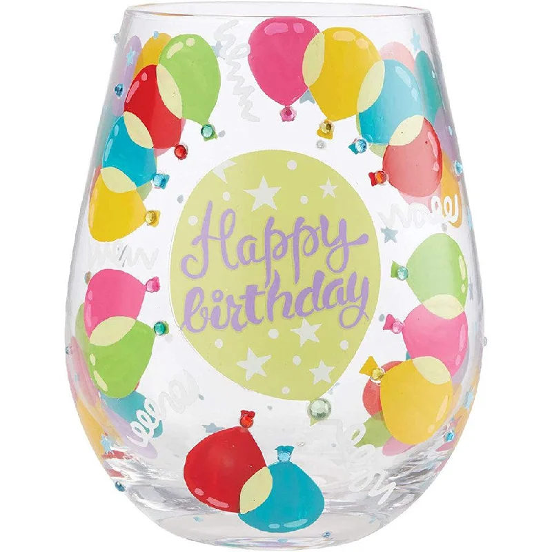 Lolita : Balloons Stemless Wine Glass