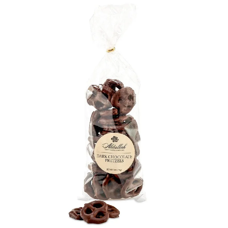 Abdallah Candies : Pretzels – Dark Chocolate, 6oz