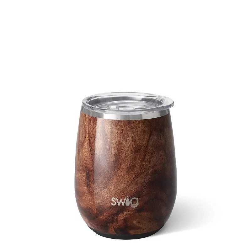 Swig : Stemless Wine Cup in Black Walnut