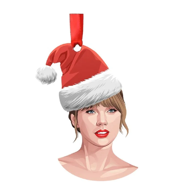 Taylor Swift : Christmas Taylor Swift Wooden Ornament