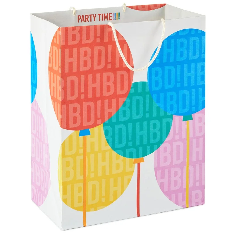 Hallmark : 13" Balloons Large Birthday Gift Bag