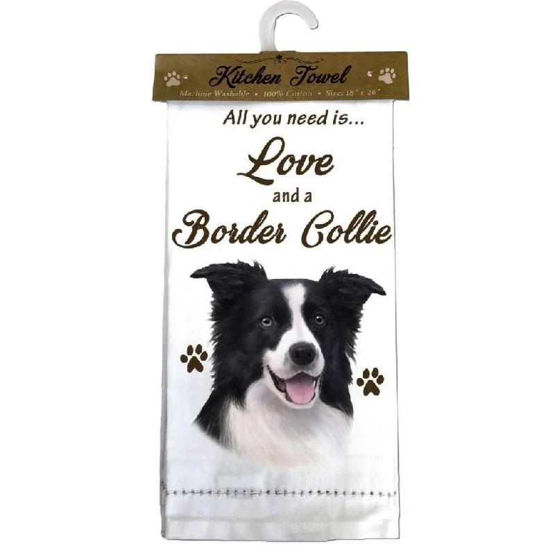 Pet Lover Kitchen Towel - Border Collie