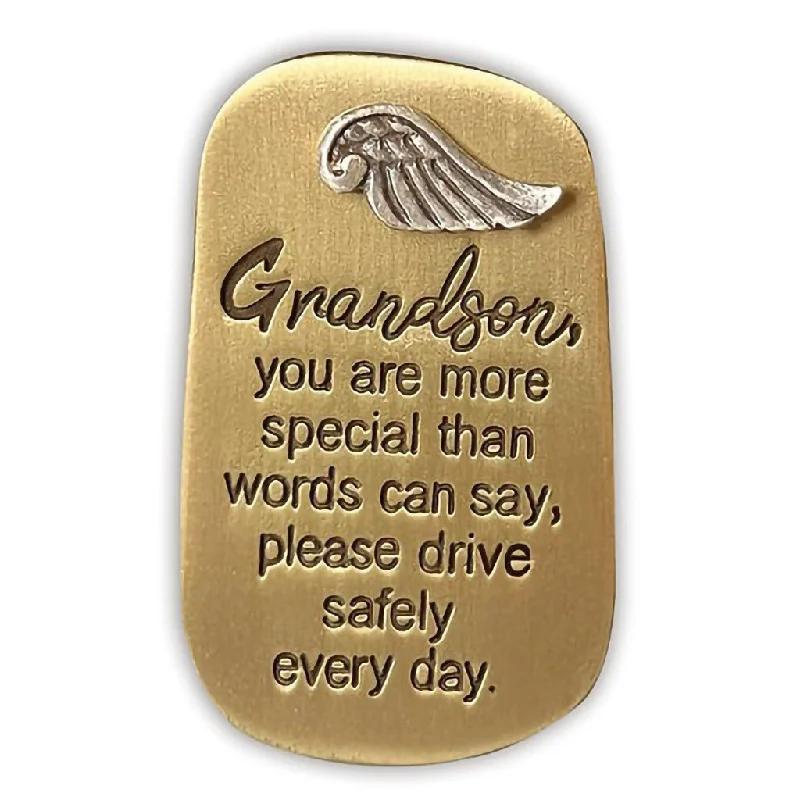 Cathedral Art : Grandson Drive Safe Visor Clip