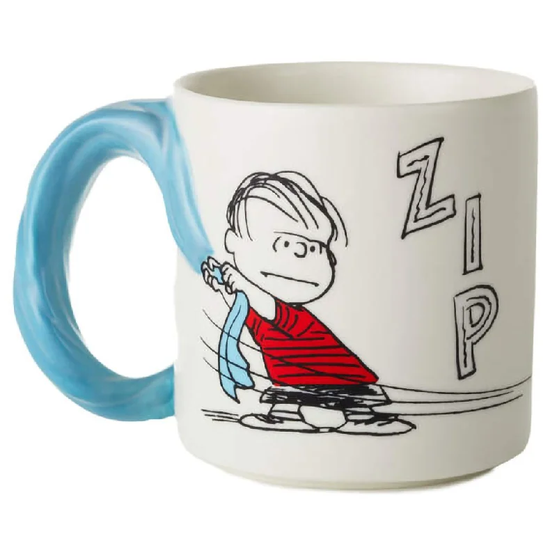 Hallmark : Peanuts® Linus and Snoopy Dimensional Blanket Mug, 17 oz.