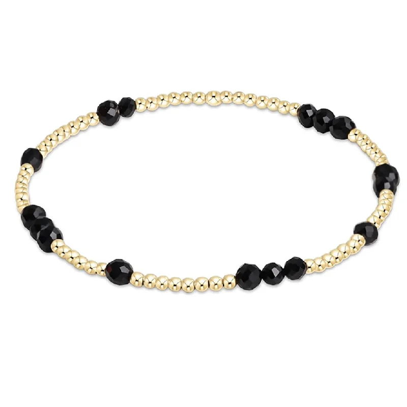 enewton design  : Hope Unwritten Gemstone Bracelet - Faceted Onyx