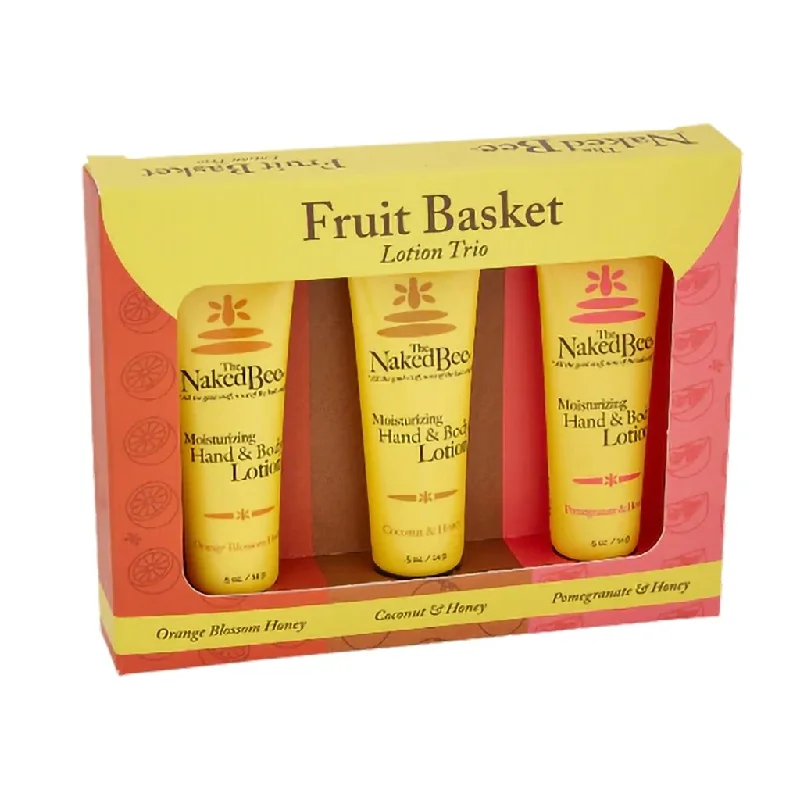 The Naked Bee : Fruity Basket Lotion Trio