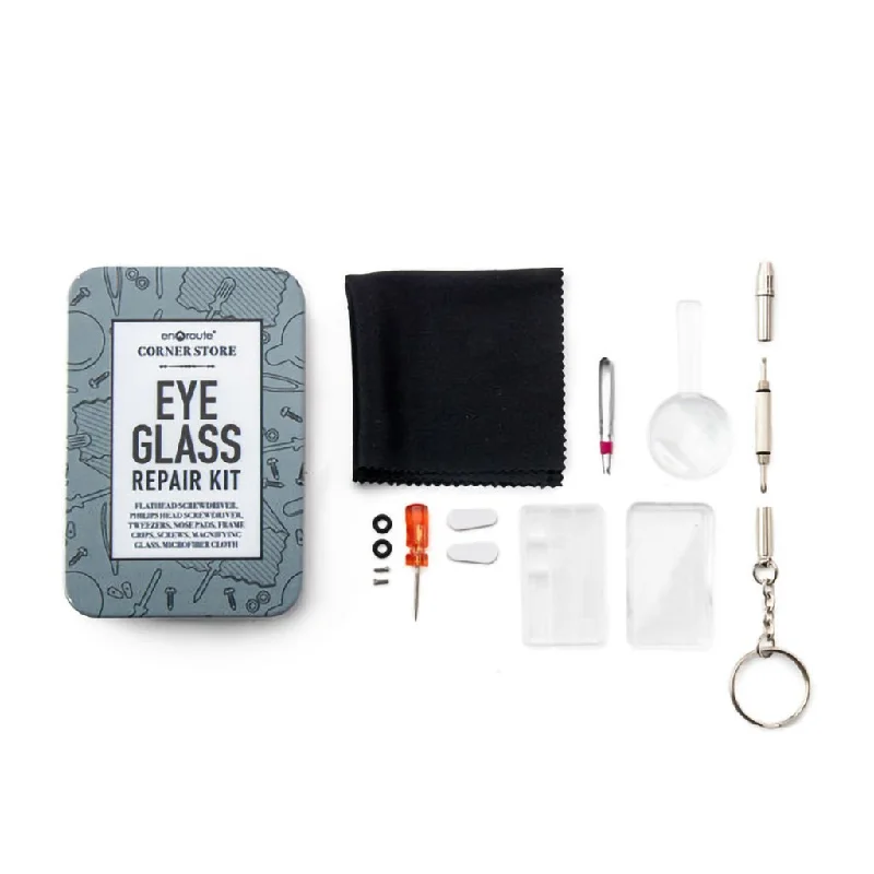 DM Merchandising : En Route Corner Store Eyeglass Repair Kit w/Tin