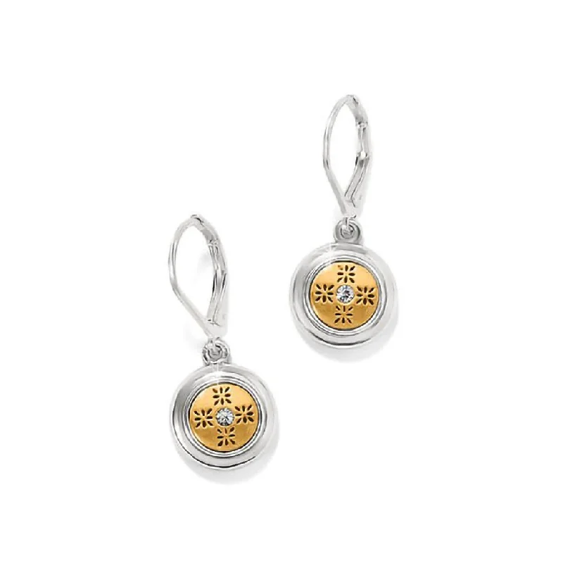 Brighton : Mosaic Round Mini Leverback Earrings