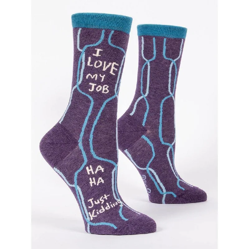 Blue Q : Women's Socks - "I Love My Job"