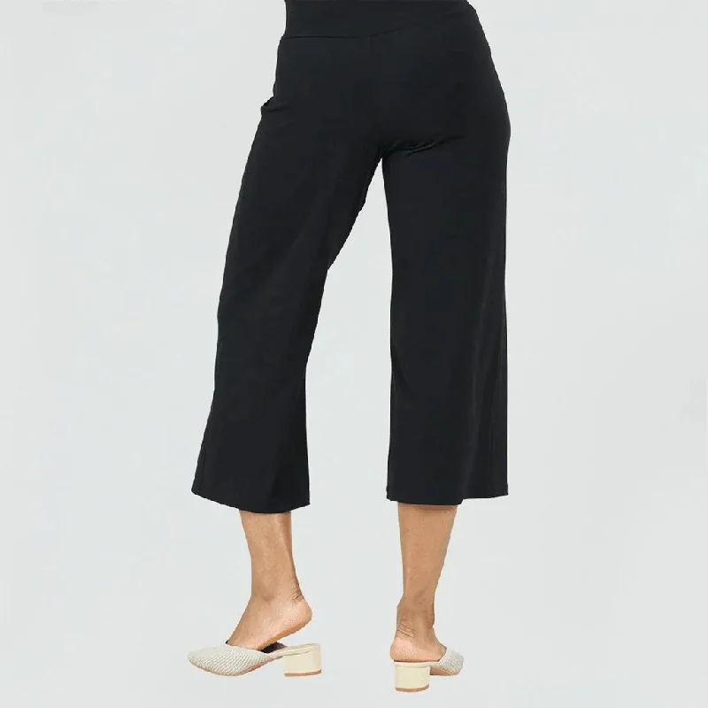 Clara Sunwoo : Signature Modern Gaucho Pant in Black