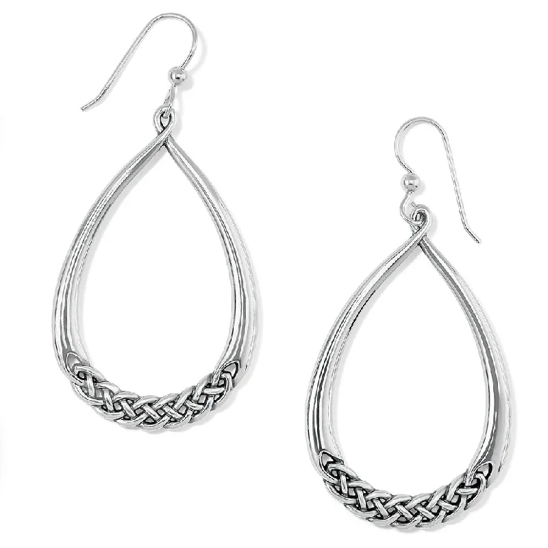 Brighton : Interlok Braid Drop French Wire Earrings