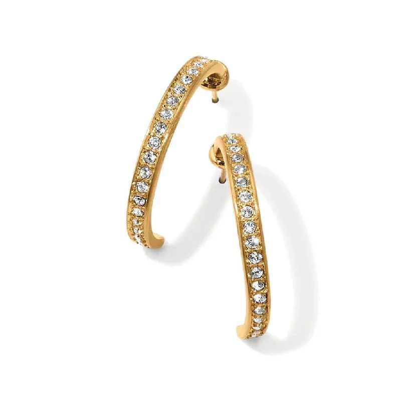 Brighton : Meridian Zenith Medium Hoop Earrings in Gold