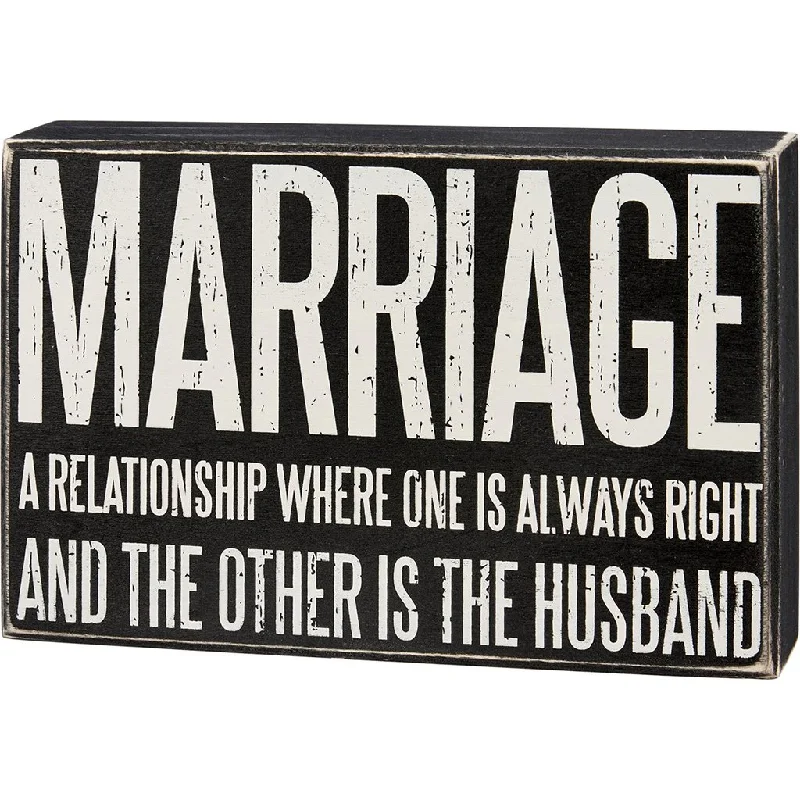 Primitives By Kathy : Relationship One Is Right Box Sign