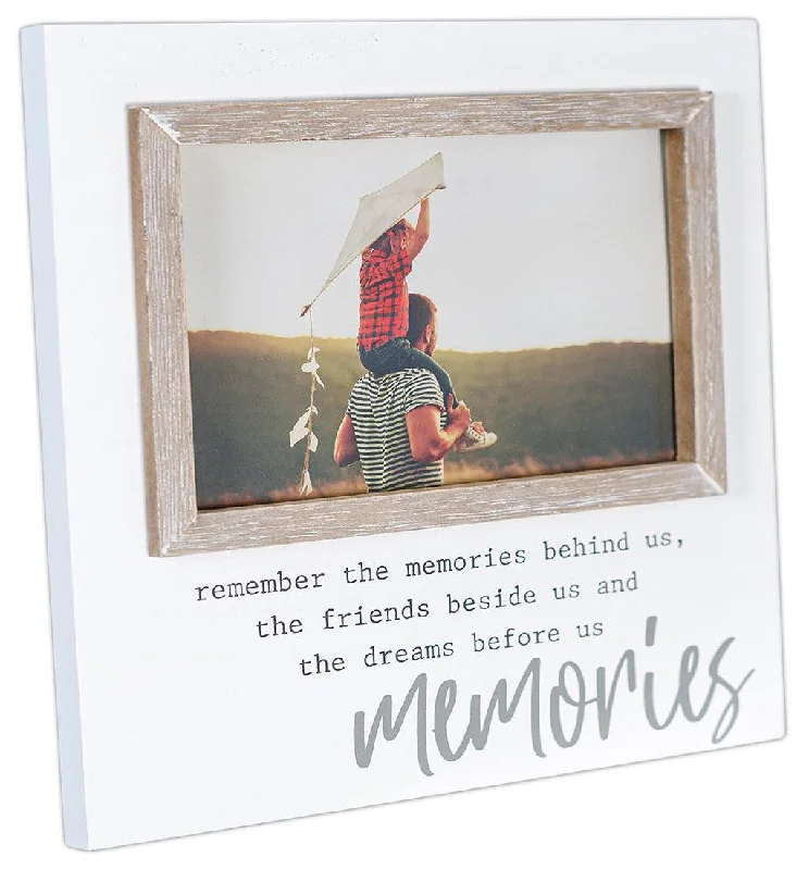 Malden : 4X6 Remember The Memories Rustic Scripts Frame