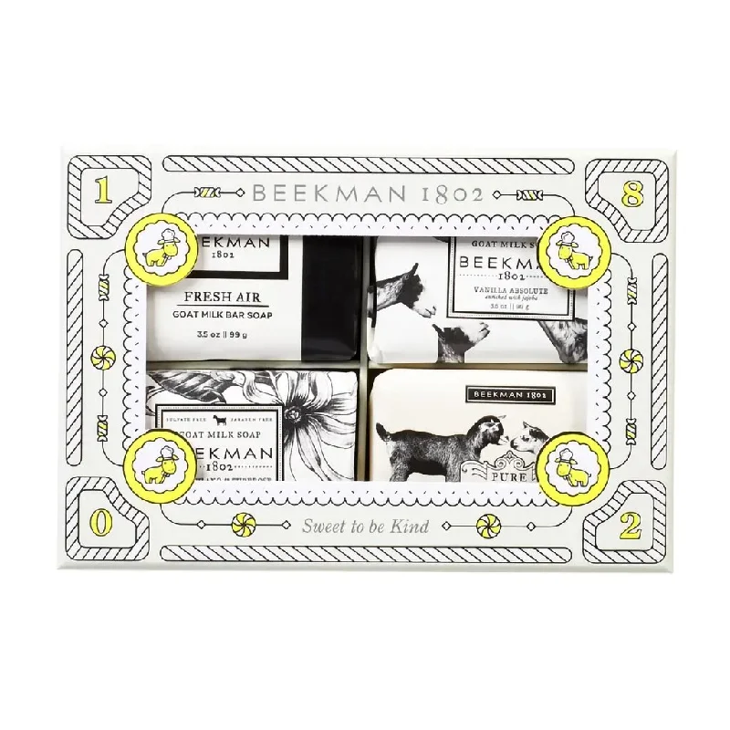 Beekman 1802 : 4-Piece - Sweet To Be Kind - Goat Milk Bar Soap Set 3.5oz