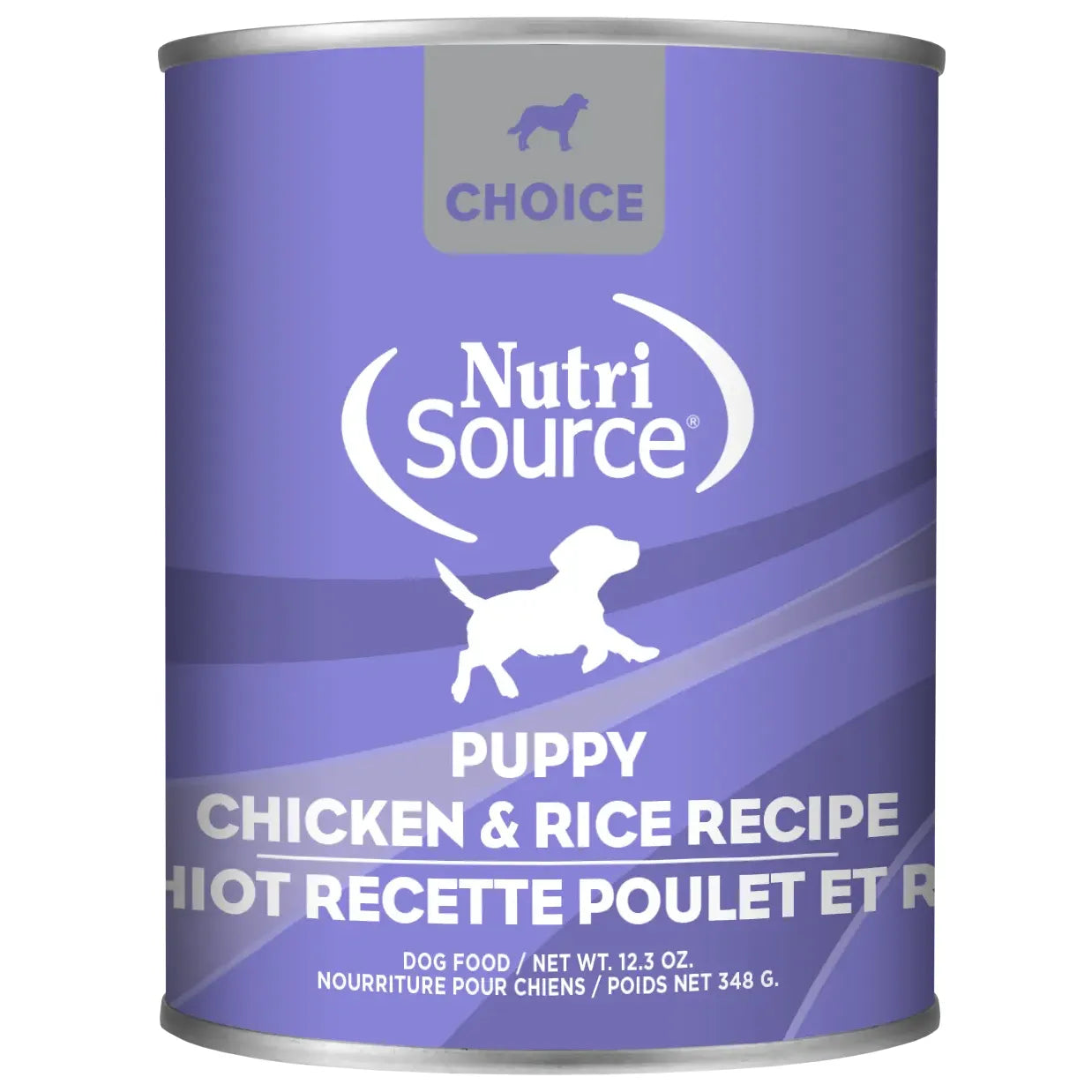 NutriSource Choice Canned Puppy Dog Food 12ea/12.3 oz