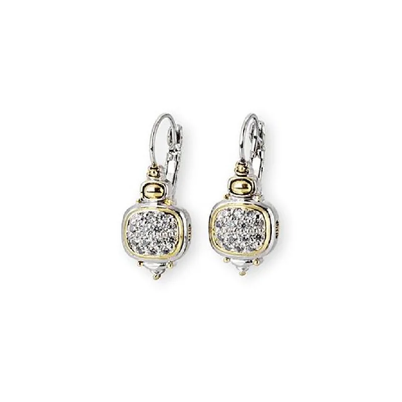 John Medeiros : Nouveau CZ French Wire Earrings