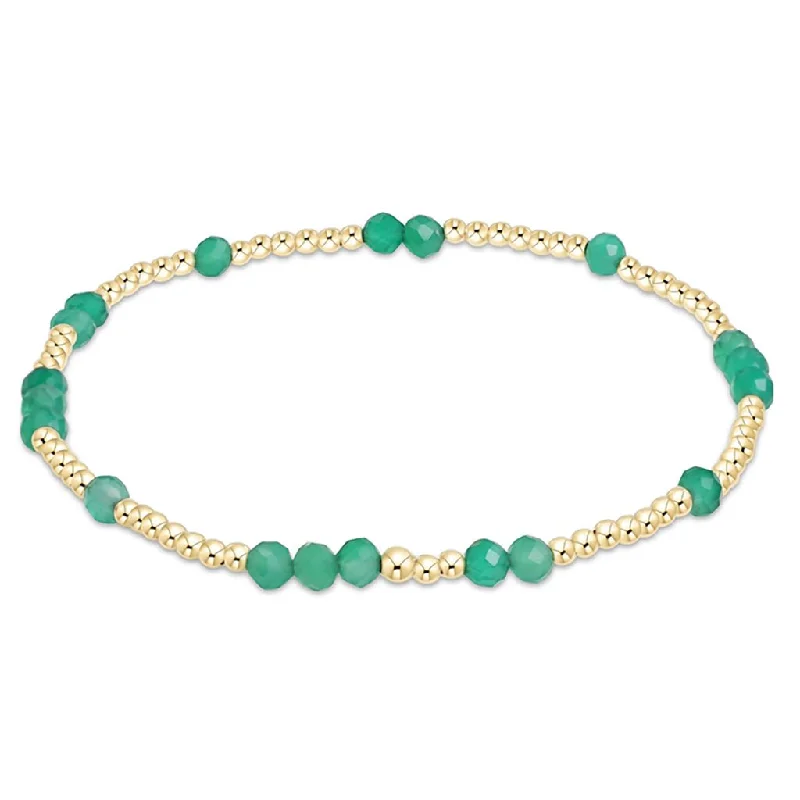 enewton design  : Hope Unwritten Gemstone Bracelet - Green Onyx