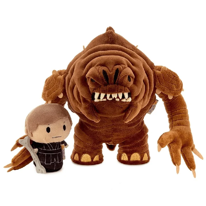 Hallmark : itty bittys® Star Wars: Return Of The Jedi™ Luke Skywalker™ And Rancor™ Plush Collector Set of 2