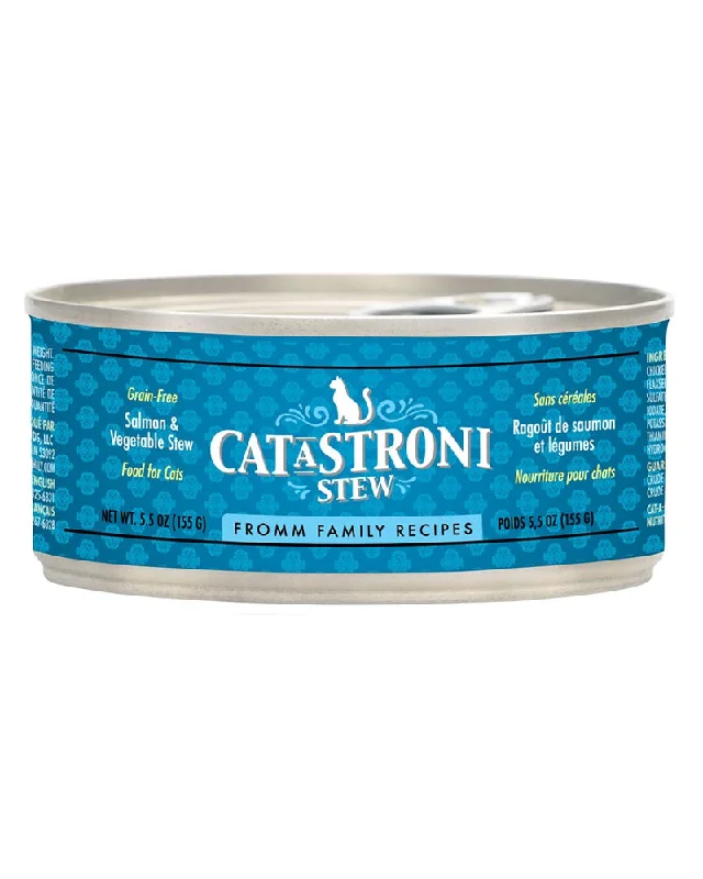 Fromm Cat-A-Stroni Salmon & Vegetable Stew Wet Cat Food 5.5oz