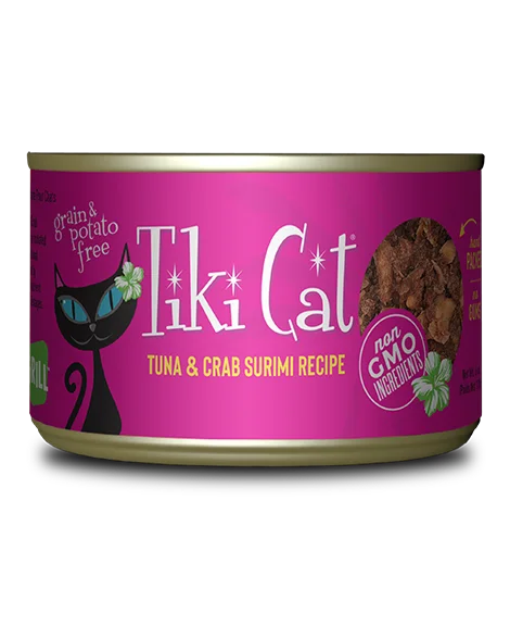 Tiki Cat Lanai Grill Tuna & Crab Surimi 6oz